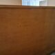Wooden sideboard with 5 doors and 3 drawers, 2 glass doors.