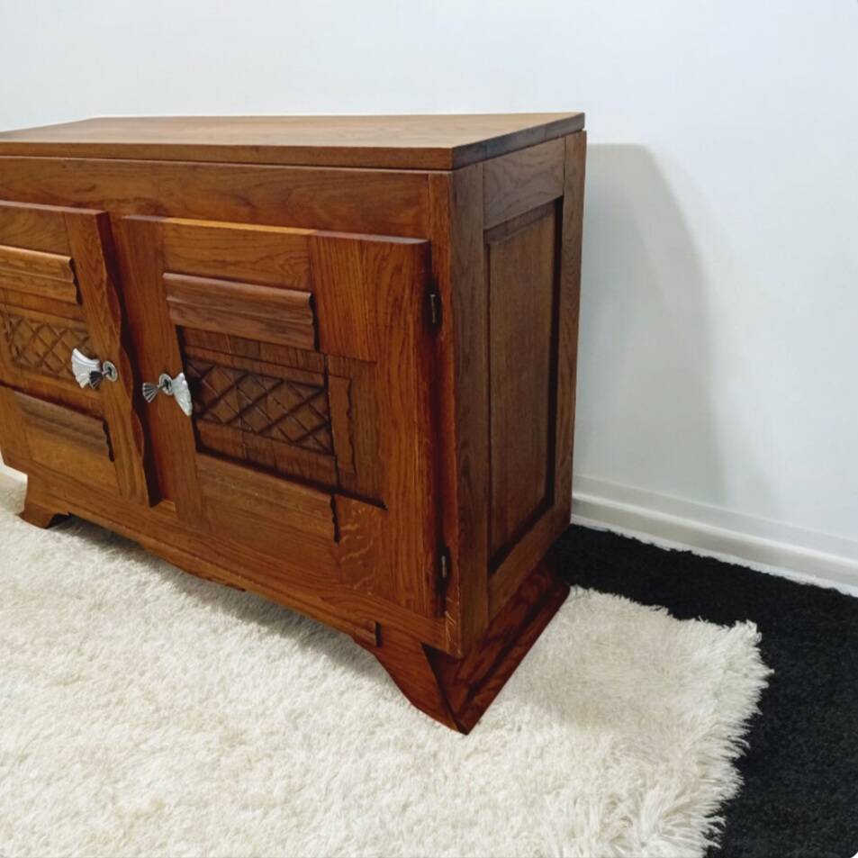 Enfilade / Buffet  vintage  Art Déco en chêne
