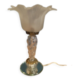 Bedside lamp base mirror glass tulip glass paste dp 012364