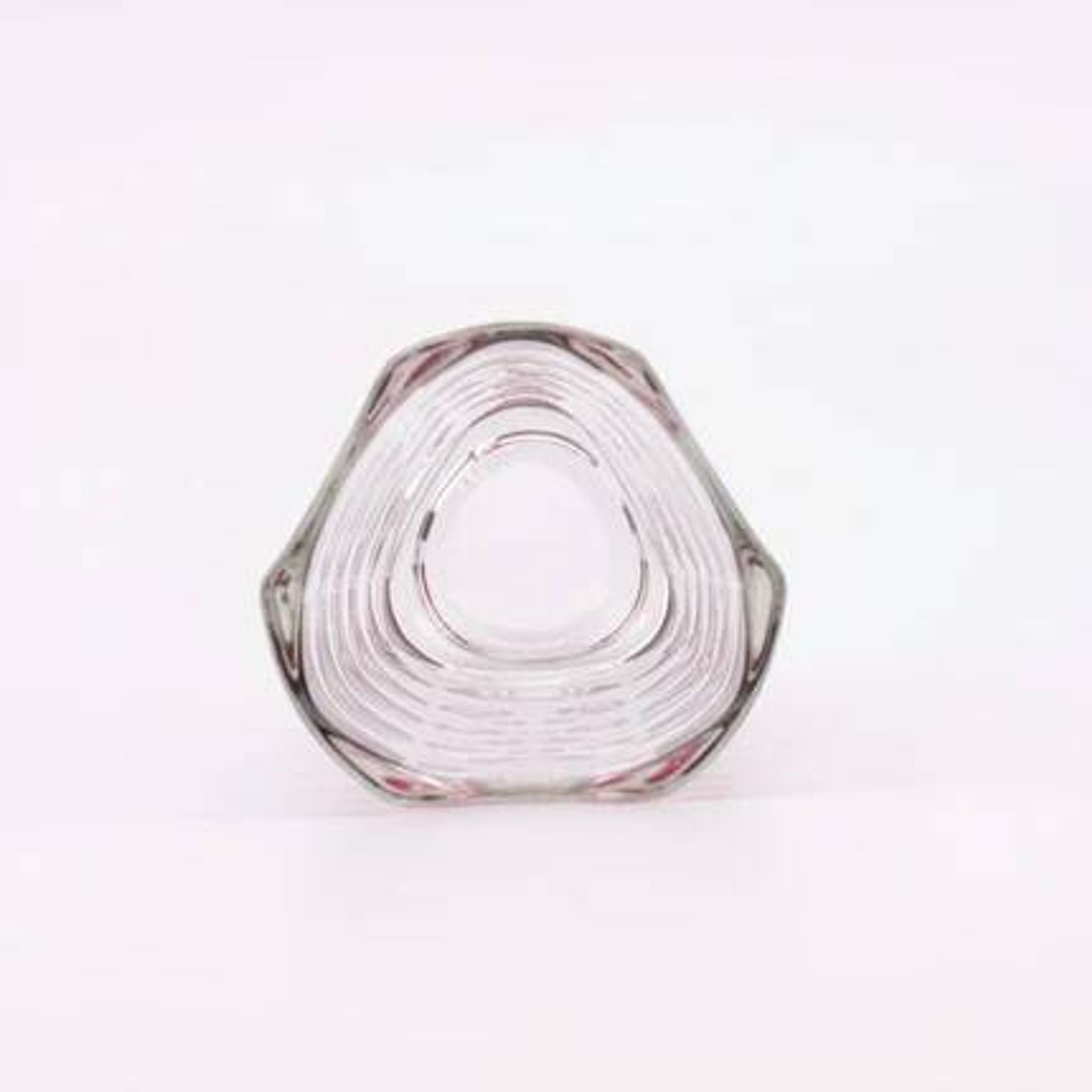 Vintage Windsor ruby vase in crystal - JG Durand for Luminarc