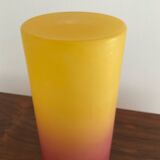 Vintage frosted glass cocktail lamp