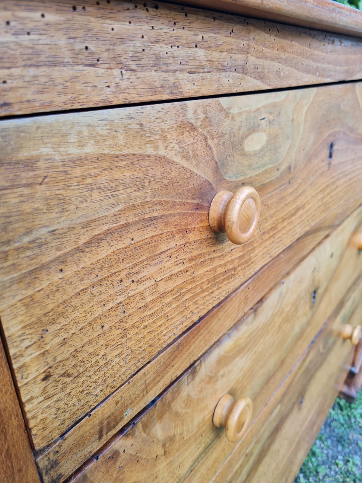 English dresser in solid walnut