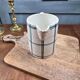 Old pitcher Moulin des Loups with green checks – Decorative vase jug country style