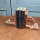 Antique pink marble bookends – Vintage Art Deco pair