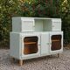 Renovated vintage buffet – Celadon Green Libéron