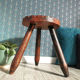 Vintage tripod stool