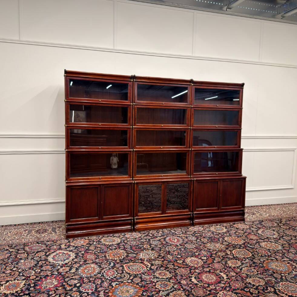 Classic English Globe Wernicke Style Bookcase