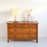 Oak chest of drawers / Parisian furniture 1930s