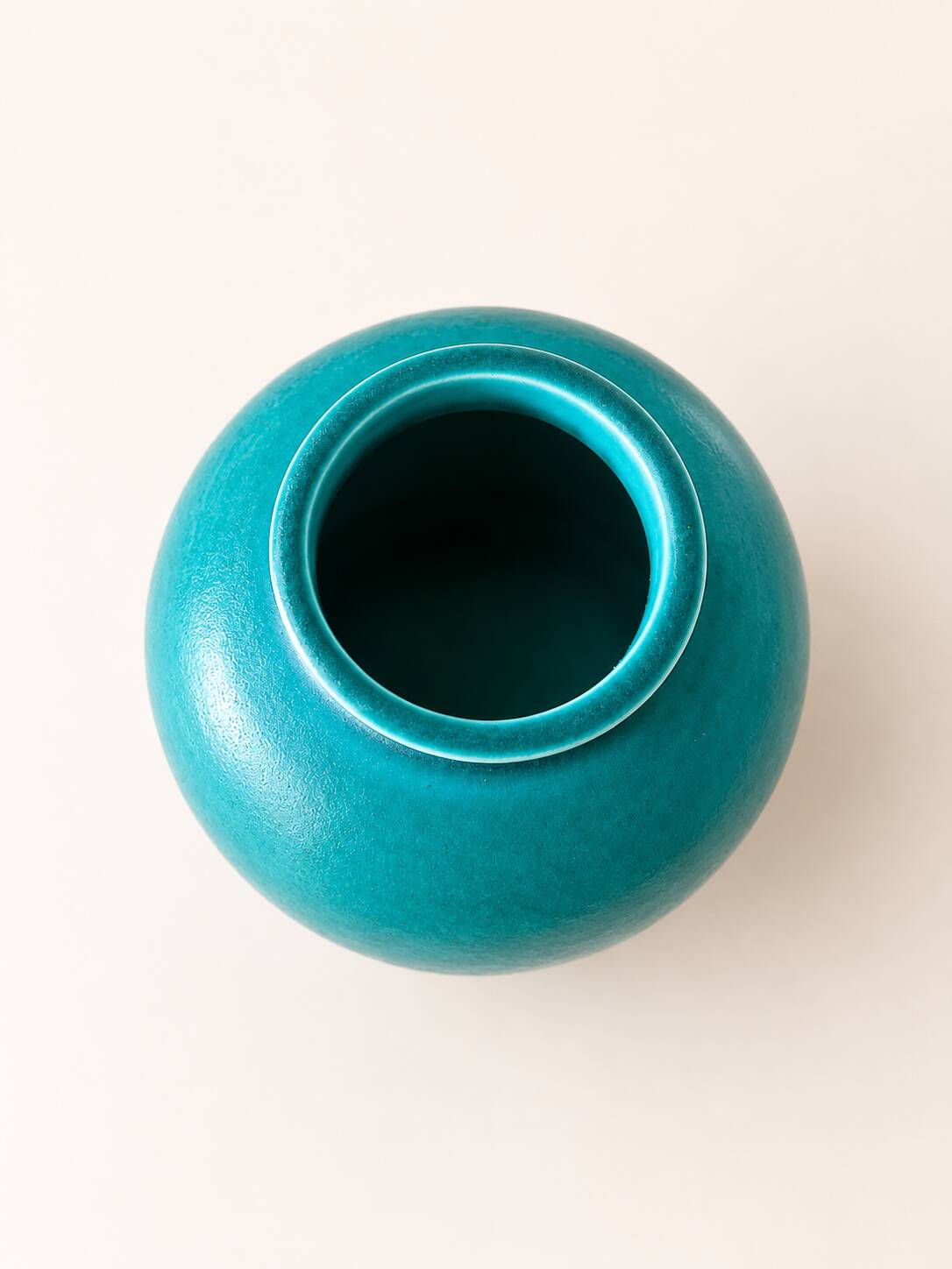 Wilhelm Kåge vase for Gustavsberg, turquoise glaze, hand-turned, Sweden