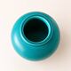 Wilhelm Kåge vase for Gustavsberg, turquoise glaze, hand-turned, Sweden