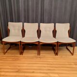 Set of four Vamdrup Stolefabrik chairs, Denmark, 1960s