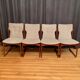 Ensemble de quatre chaises Vamdrup Stolefabrik, Danemark, années 1960
