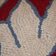 Tapis antique fait main Hooked américain 67cm x 135cm (années 1930)