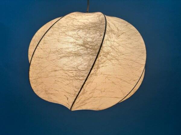 Mid-Century Modern Cocoon Pendant Light, Italy, 1960s