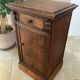 19th century solid wood bedside table