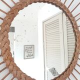 Miroir en osier - 77cm