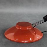 Lampe de table rouge des années 1970, Tchécoslovaquie