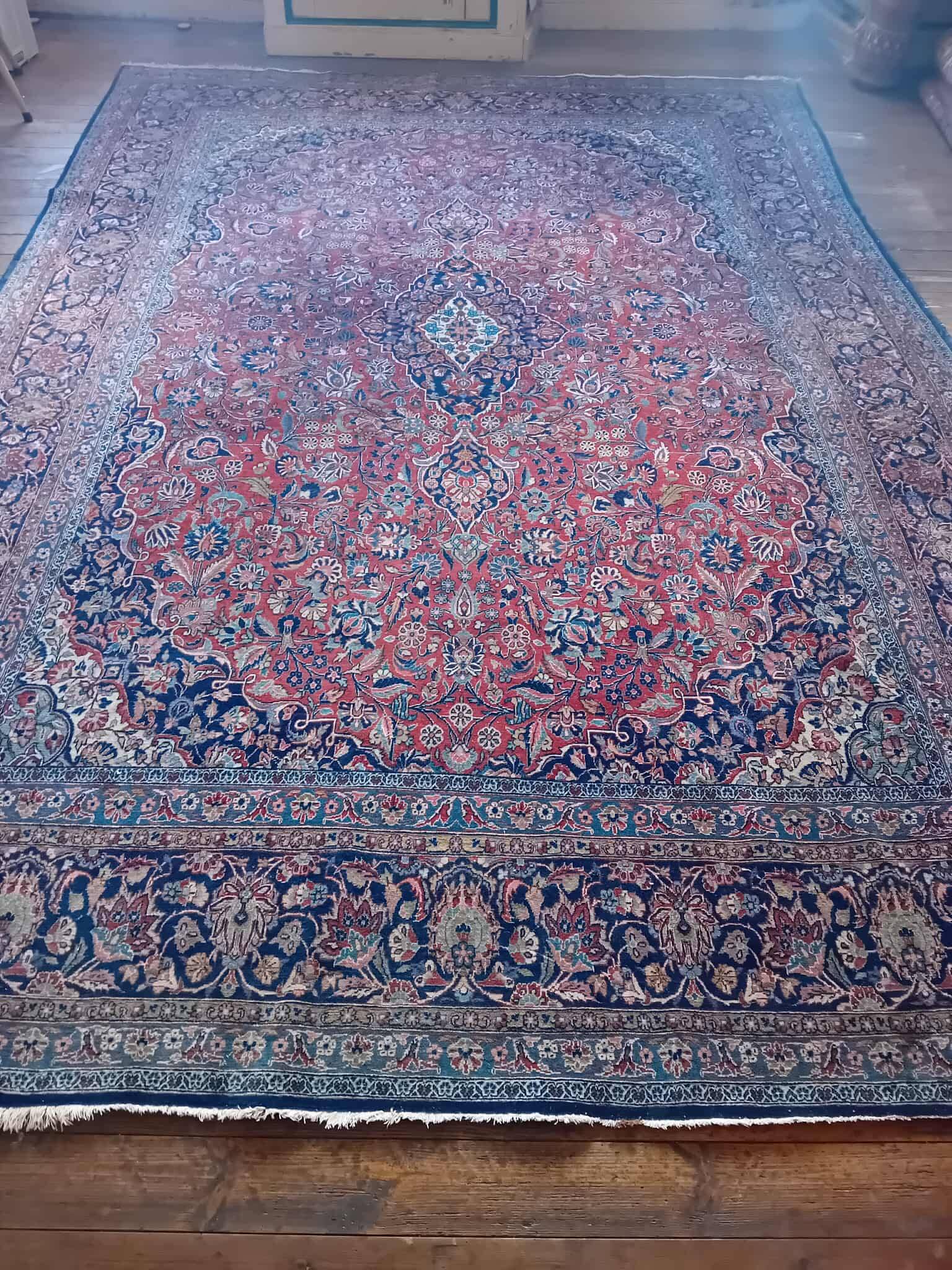 Antique XXL Persian Tabriz Rug 360x253cm