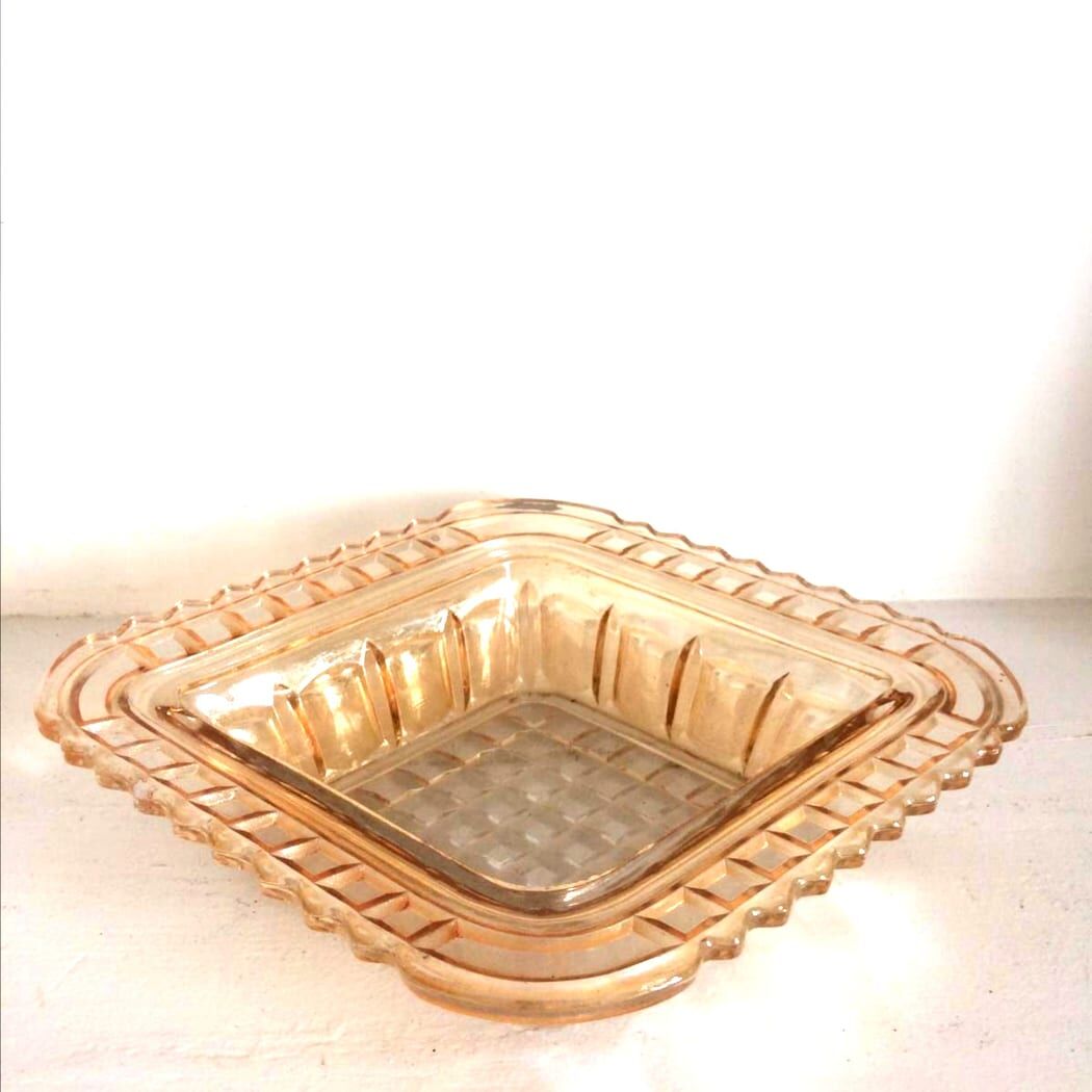 Empty pocket gilded glitter style Saint Louis