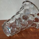Vase en cristal transparent Pierre D'Avesn , Art Deco