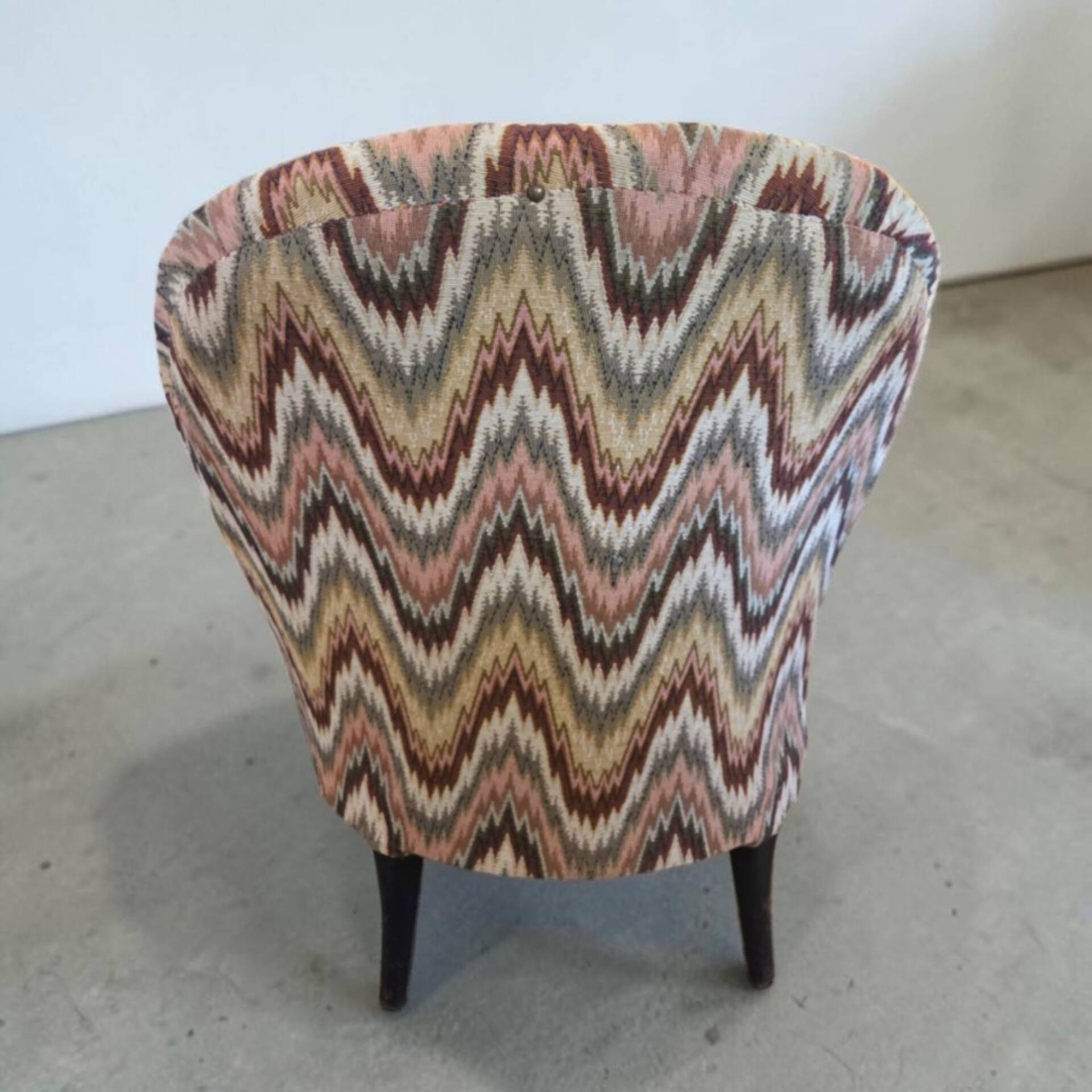 Fauteuil crapaud retapissé