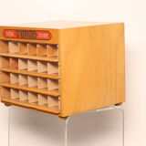 Haberdashery cabinet 'tubor tubca' by porey & fils - belgium 1950's