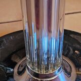 G. frattini pour relco lampadaire vintage chrome et tiges en verre