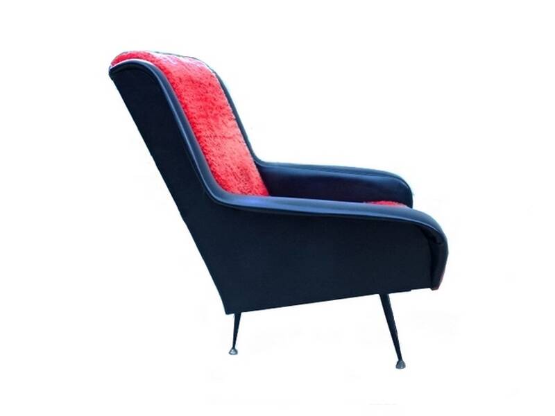 Pair of armchairs by Erton vintage design 1960