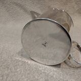 Silver metal teapot silversmith Christofle model Mercury Sabattini