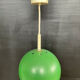 Suspension EyeBall vintage en métal vert