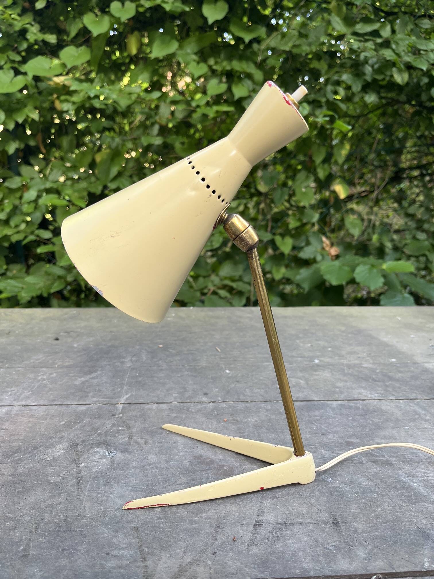 Ancienne lampe cocotte diabolo