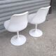 Pair of tulip chairs by Eero Saarinen for Knoll International