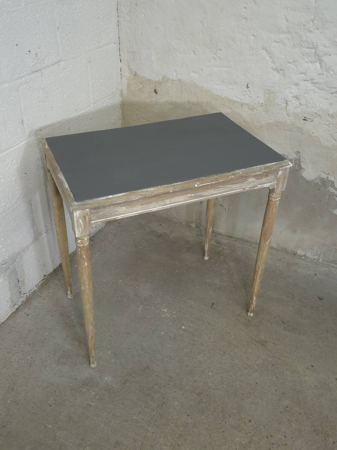 Upcycled antique side table