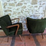 Paire de fauteuils coktail
