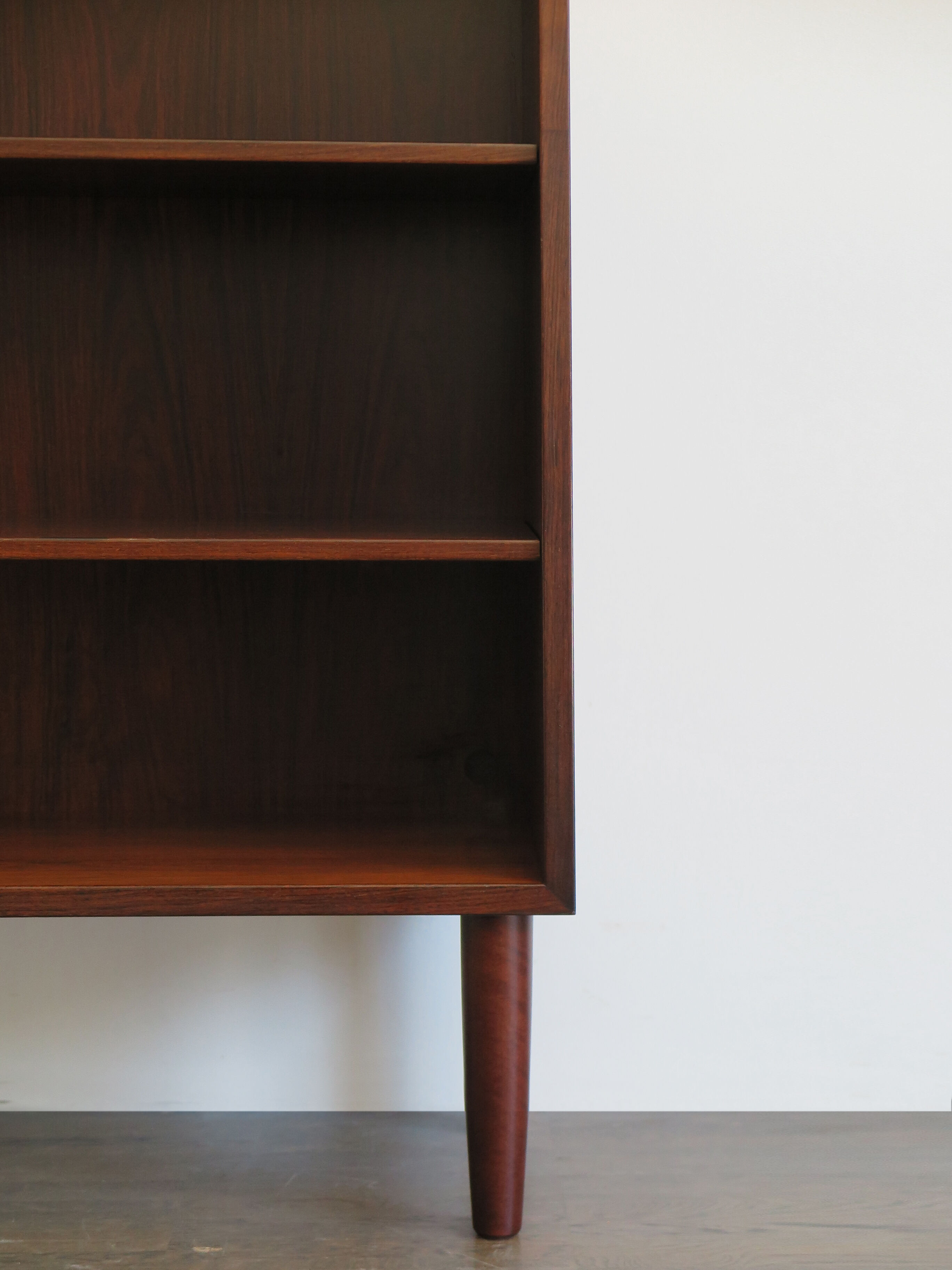 Rosewood scandinavian bookcase, Denmark 1960s