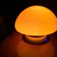 Lampe champignon tactile orange
