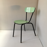 Water-green formica chair