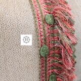 Bohemian chic cushion fringed velvet of furniture 62x40cm