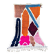 Moroccan Berber rug in multicolored wool, 200cm x 300cm