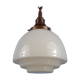 Suspension opaline Art Déco