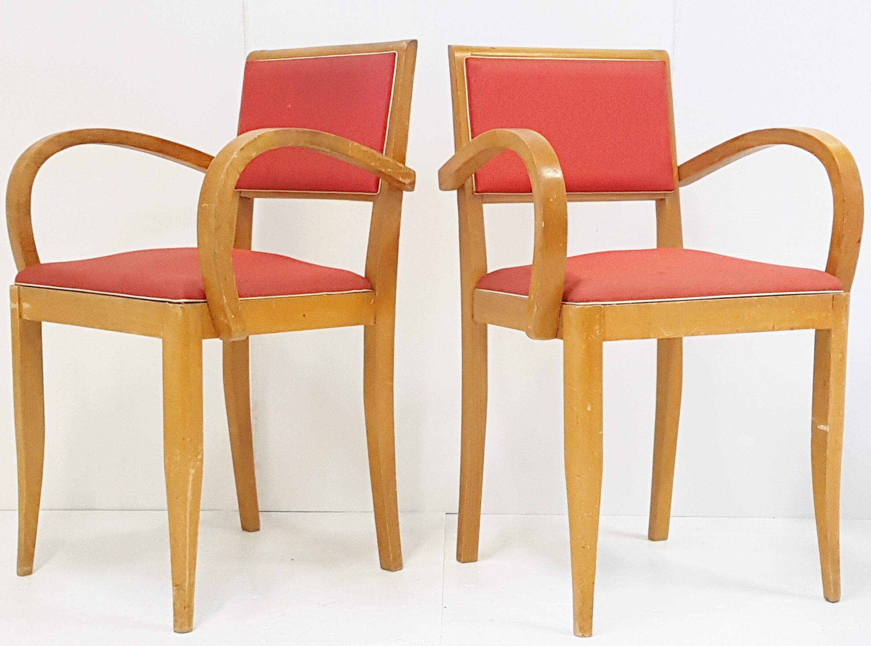 Paire de fauteuils bridge rockabilly 1950