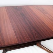 Dining table in rosewood with extensions of Danish design by Gudme Furniture, 1960s