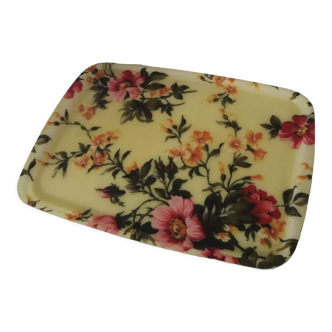 Flowered tray