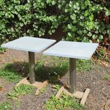 Pair of bistro tables