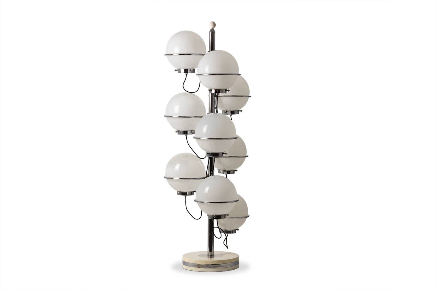 Nine-light floor lamp by Gino Sarfatti for Arteluce, 1960s.