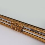 Large 20th century rectangle gilded Deknudt mirror in Baroque style, Belgiu