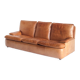 Vintage leather sofa. Belgium, 1970s