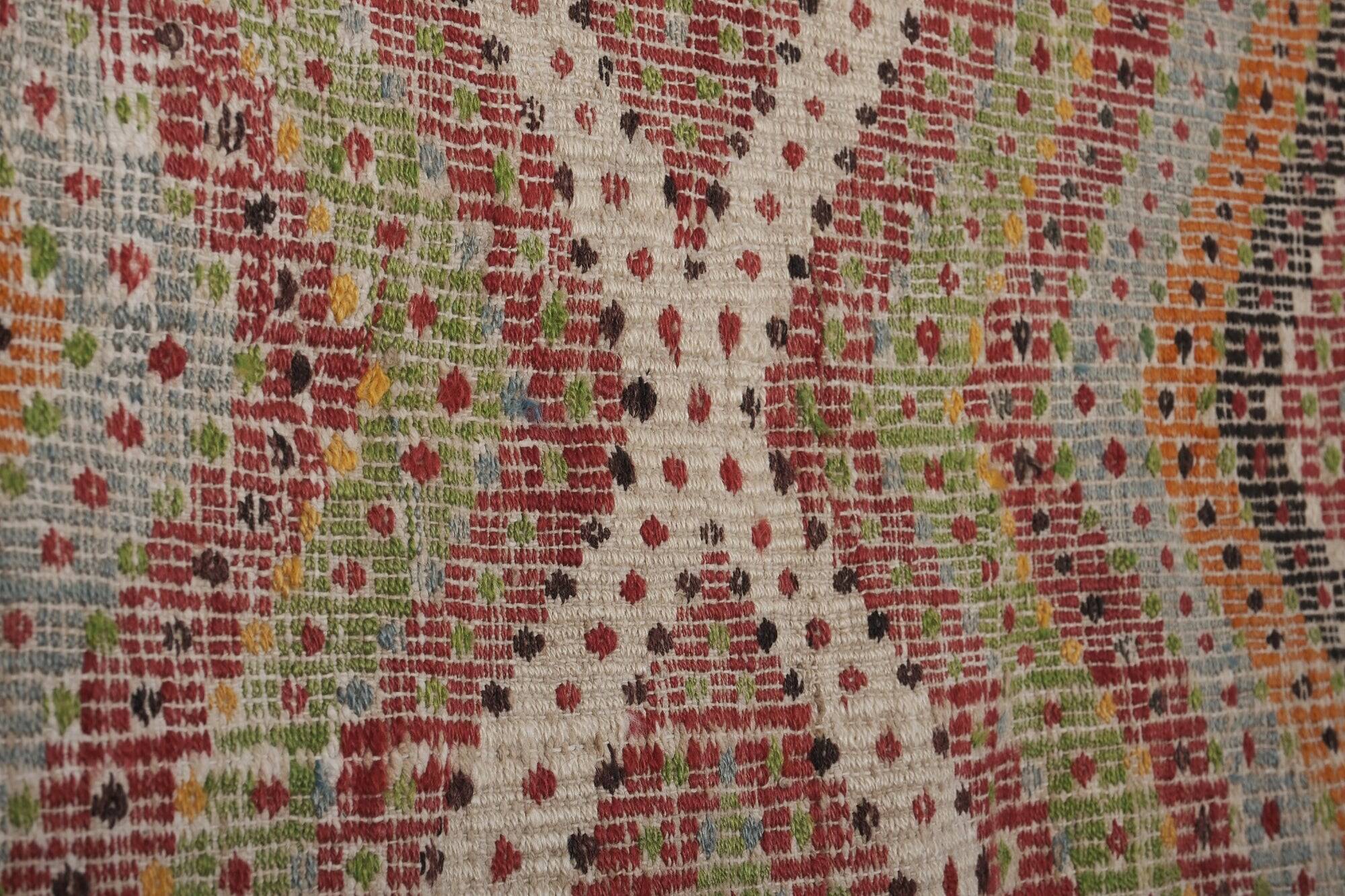 Vintage Turkish kilim handwoven 207x316 cm