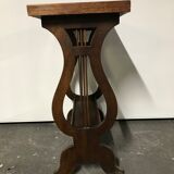 Side lyre table