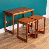 Retro Teak 1960s Mcintosh Nest Of 3 Tables Coffee Tables